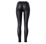 Black PU Skinny Motocycle! Leather Pants, Bottoms, Women Jeans, Femme Bottoms, Pants Trousers - Bohedian.Shop