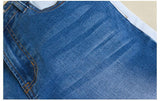 Blue and White Color-Contrast! Blue Skinny Jeans, Denim, Women Jeans, Femme Bottoms - Bohedian.Shop