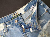 Blue Shorts Stars!Blue Jeans,Printed Denim Hot Pants, Bottoms,Femme Bottoms - Bohedian.Shop