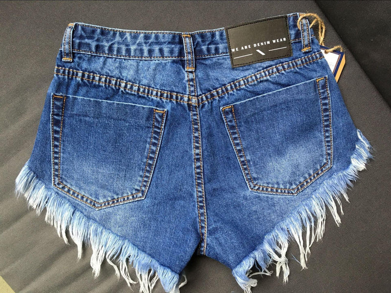 Blue Shorts!Blue Jeans, Denim, Bottoms, Women Jeans, Femme Bottoms, Hot Pants - Bohedian.Shop