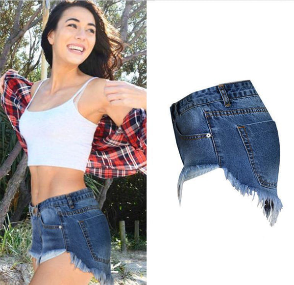 Blue Shorts!Blue Jeans, Denim, Bottoms, Women Jeans, Femme Bottoms, Hot Pants - Bohedian.Shop