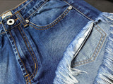 Blue Shorts!Blue Jeans, Denim, Bottoms, Women Jeans, Femme Bottoms, Hot Pants - Bohedian.Shop