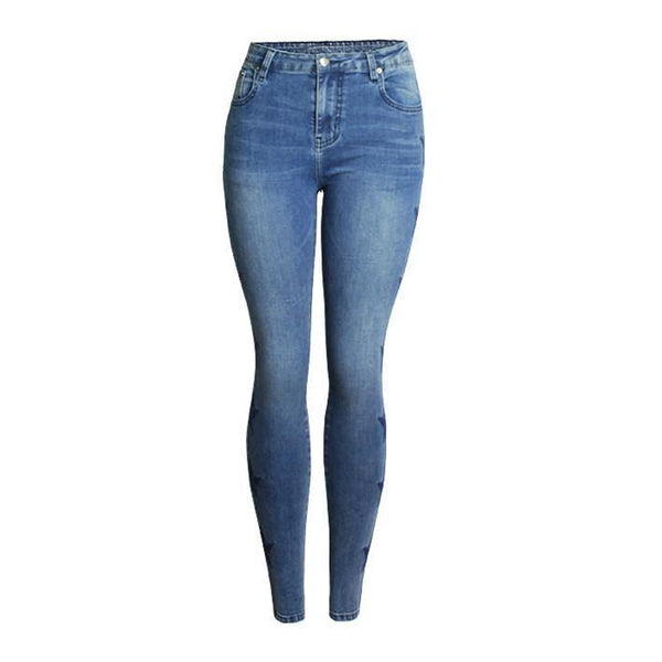 Blue Stars!Blue Skinny Jeans, Denim, Bottoms, Women Jeans, Femme Bottoms, Pants Trousers - Bohedian.Shop