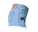 Floral Embroidery!Blue Jeans, Denim, Bottoms, Women Jeans, Femme Bottoms, Hot Pants - Bohedian.Shop