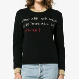 What are we going to do with all this future ? SALE! Classic Sweater Knitwear Celebrity Fashion COCO