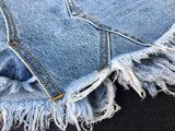 Like a Skirt!Blue Jeans Shorts, Denim Shorts, Women Jeans, Femme Bottoms, Hot Pants-TownTiger