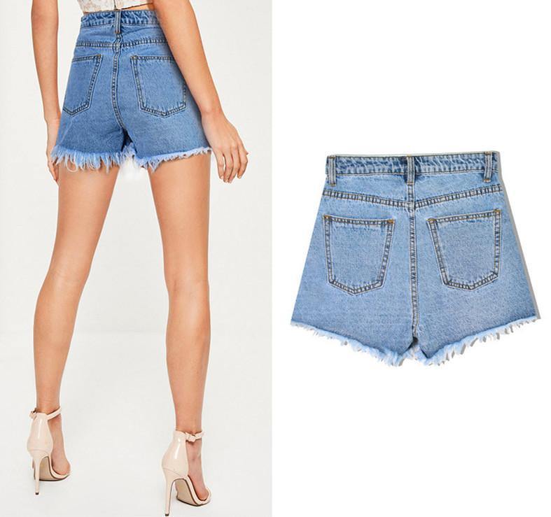 Like a Skirt!Blue Jeans Shorts, Denim Shorts, Women Jeans, Femme Bottoms, Hot Pants-TownTiger