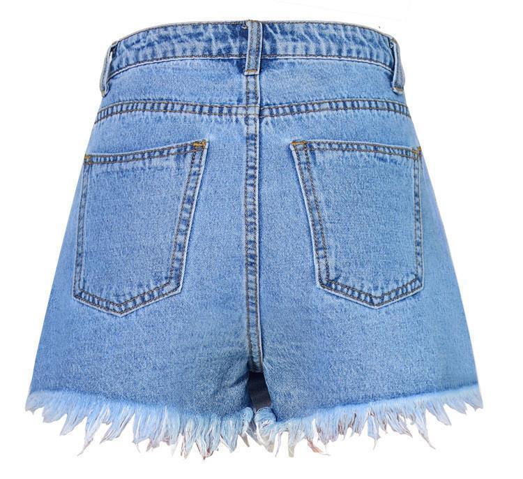 Like a Skirt!Blue Jeans Shorts, Denim Shorts, Women Jeans, Femme Bottoms, Hot Pants-TownTiger