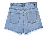 Like a Skirt!Blue Jeans Shorts, Denim Shorts, Women Jeans, Femme Bottoms, Hot Pants-TownTiger