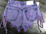 Macaron! Blue Jeans, Denim Shorts Hot Pants, Bottoms, Femme Bottoms - Bohedian.Shop