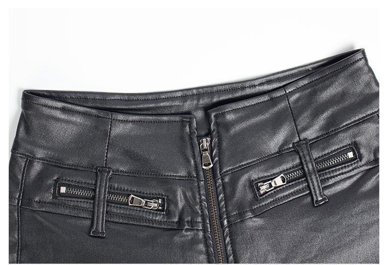 Motorcycle Leather Shorts! PU Leather Shorts, Denim, Bottoms, Women Jeans, Femme Bottoms, Hot Pants-TownTiger