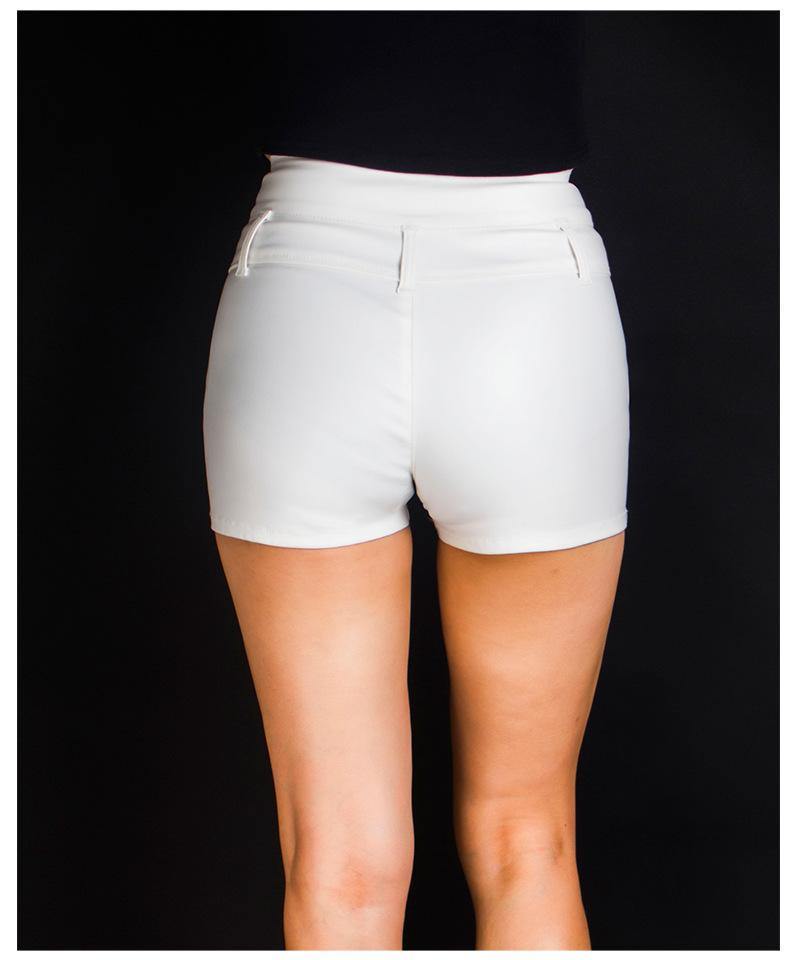 Motorcycle Leather Shorts! PU Leather Shorts, Denim, Bottoms, Women Jeans, Femme Bottoms, Hot Pants-TownTiger