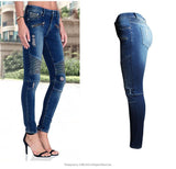 Motorcycle Skinny!Blue Jeans, Denim, Bottoms, Women Jeans, Femme Bottoms, Pants Trousers - Bohedian.shop