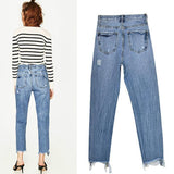 Pearls!Blue Jeans, Denim, Bottoms, Women Jeans, Femme Bottoms, Pants Trousers-TownTiger