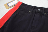 Red Ribbon! Black Jeans Skirt, Denim Skirt, Women Jeans, Femme Bottoms, Hot Skirt - Bohedian.Shop