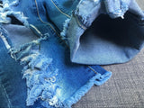 Ripped Five!Blue Jeans, Ripped Denim Five Pants, Bottoms, Women Jeans, Khloé Kardashian-TownTiger