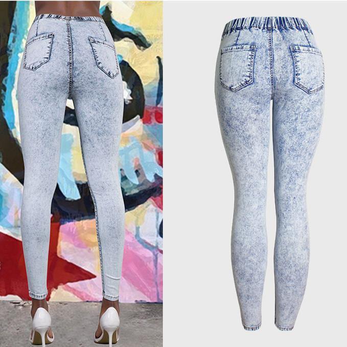 Snow Skinny!Blue Jeans, Denim, Bottoms, Women Jeans, Femme Bottoms, Pants Trousers - Bohedian.Shop