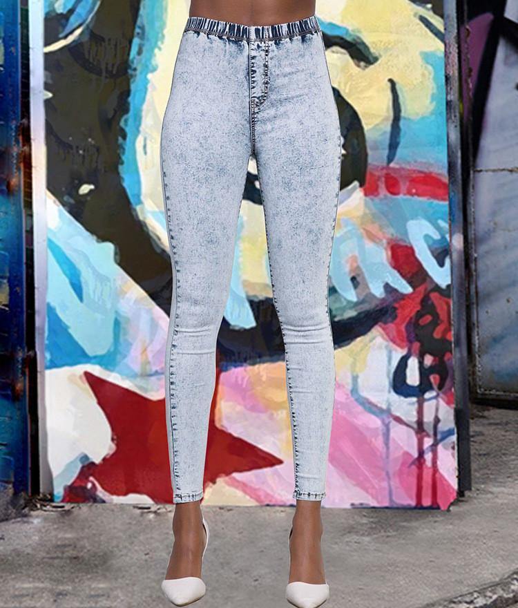 Snow Skinny!Blue Jeans, Denim, Bottoms, Women Jeans, Femme Bottoms, Pants Trousers - Bohedian.Shop