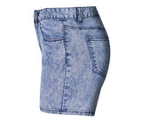 Snow Washed Shorts!Blue Jeans, Denim, Bottoms, Women Jeans, Femme Bottoms, Hot Pants-TownTiger