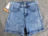 Snow Washed Shorts!Blue Jeans, Denim, Bottoms, Women Jeans, Femme Bottoms, Hot Pants-TownTiger