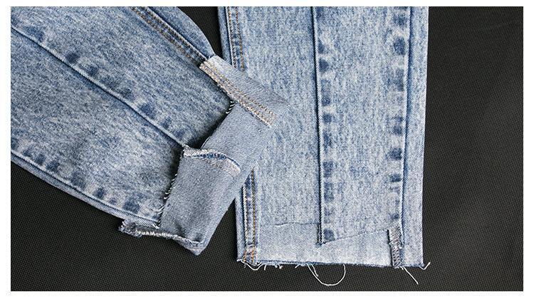 Tough Boy! High-Waisted Blue Jeans, Denim, Bottoms, Women Jeans, Femme Bottoms, Pants - Bohedian.Shop