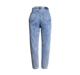 Tough Boy! High-Waisted Blue Jeans, Denim, Bottoms, Women Jeans, Femme Bottoms, Pants - Bohedian.Shop