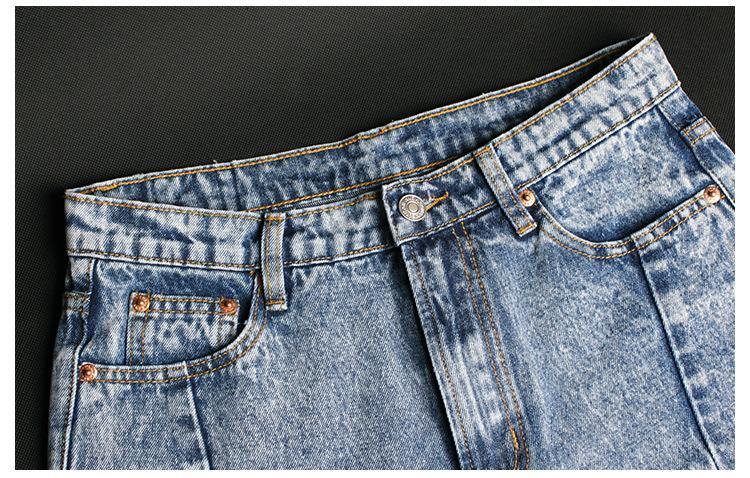 Tough Boy! High-Waisted Blue Jeans, Denim, Bottoms, Women Jeans, Femme Bottoms, Pants - Bohedian.Shop