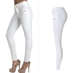 White Skinny Pants! Jeans, Denim, Bottoms, Women Jeans, Femme Bottoms, Legging - KellyModa Store